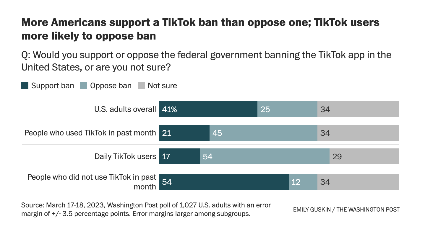 Survey about TikTok in the USA